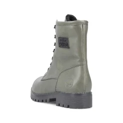 Women'S Biker Boots Gray Green Ladies Ankle Boots & Boots