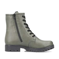 Women'S Biker Boots Gray Green Ladies Ankle Boots & Boots