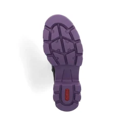 Hot Women'S Biker Boots Night Black-Purple Ladies Ankle Boots & Boots
