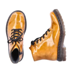 Outlet Women'S Biker Boots Honey Yellow Ladies Ankle Boots & Boots