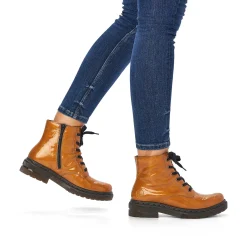 Outlet Women'S Biker Boots Honey Yellow Ladies Ankle Boots & Boots