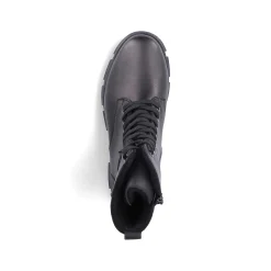 Outlet Women'S Biker Boots Jet Black Ladies Ankle Boots & Boots