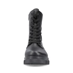 Outlet Women'S Biker Boots Jet Black Ladies Ankle Boots & Boots