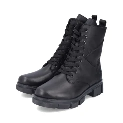 Outlet Women'S Biker Boots Jet Black Ladies Ankle Boots & Boots