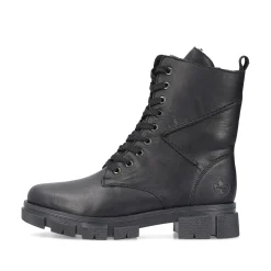 Outlet Women'S Biker Boots Jet Black Ladies Ankle Boots & Boots