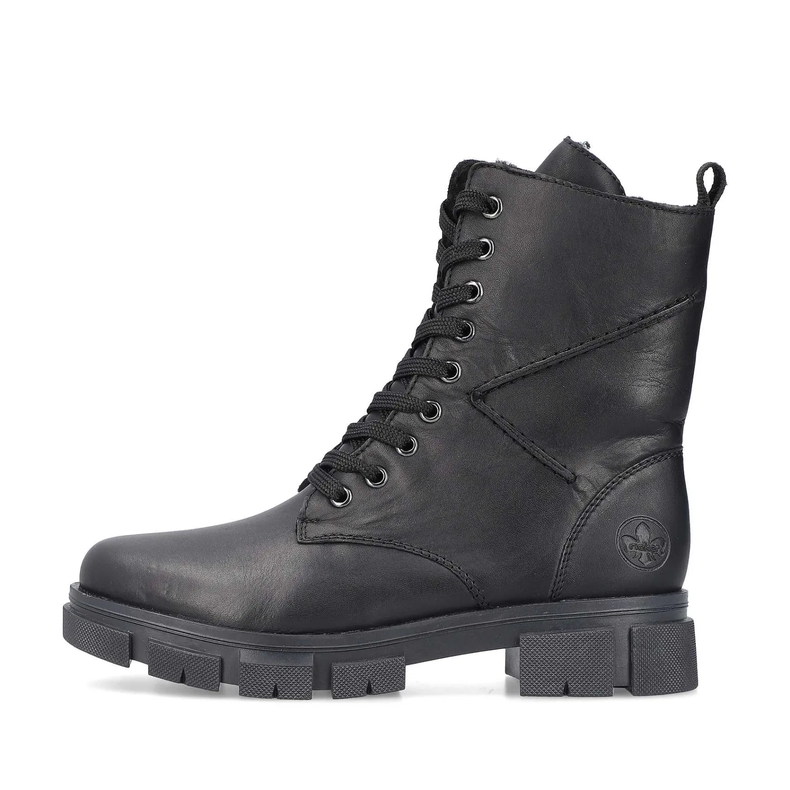 Outlet Women'S Biker Boots Jet Black Ladies Ankle Boots & Boots