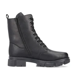 Outlet Women'S Biker Boots Jet Black Ladies Ankle Boots & Boots