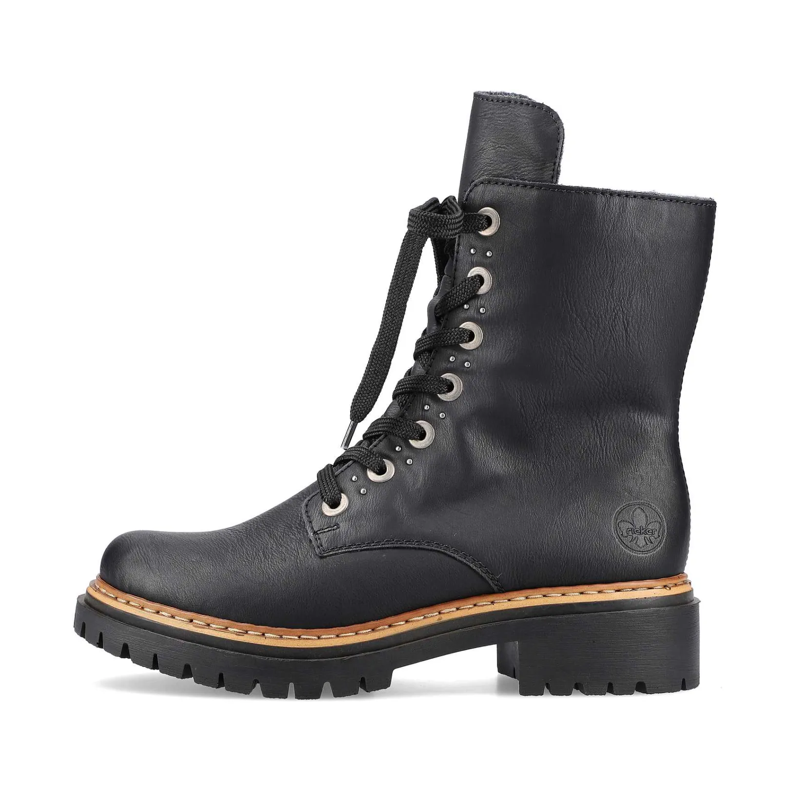 Discount Women'S Biker Boots Graphite Black Ladies Ankle Boots & Boots
