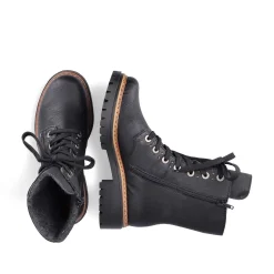 Discount Women'S Biker Boots Graphite Black Ladies Ankle Boots & Boots