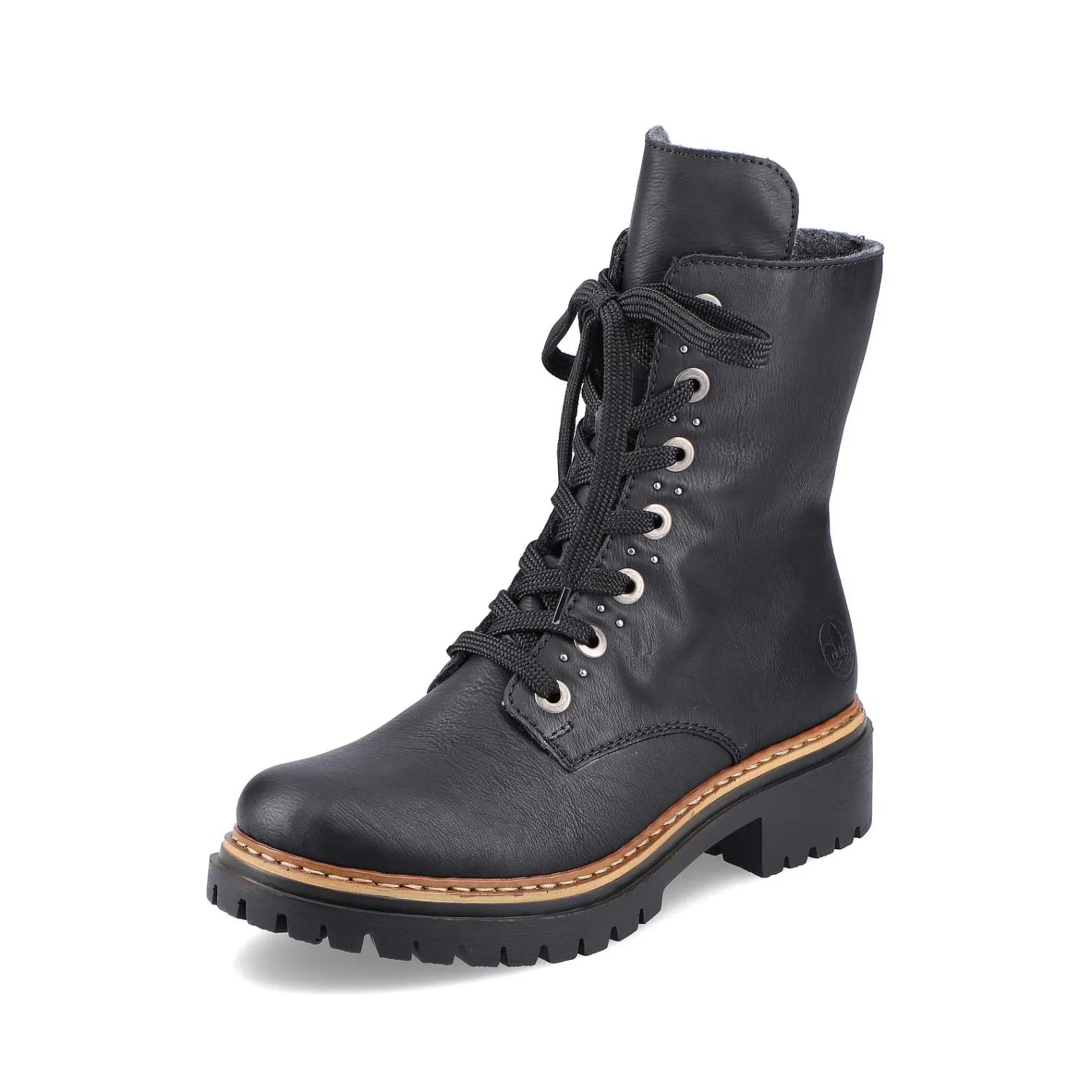 Discount Women'S Biker Boots Graphite Black Ladies Ankle Boots & Boots
