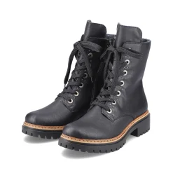 Discount Women'S Biker Boots Graphite Black Ladies Ankle Boots & Boots