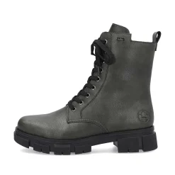 Outlet Women'S Biker Boots Granite Gray Ladies Ankle Boots & Boots