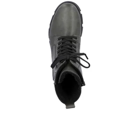 Outlet Women'S Biker Boots Granite Gray Ladies Ankle Boots & Boots