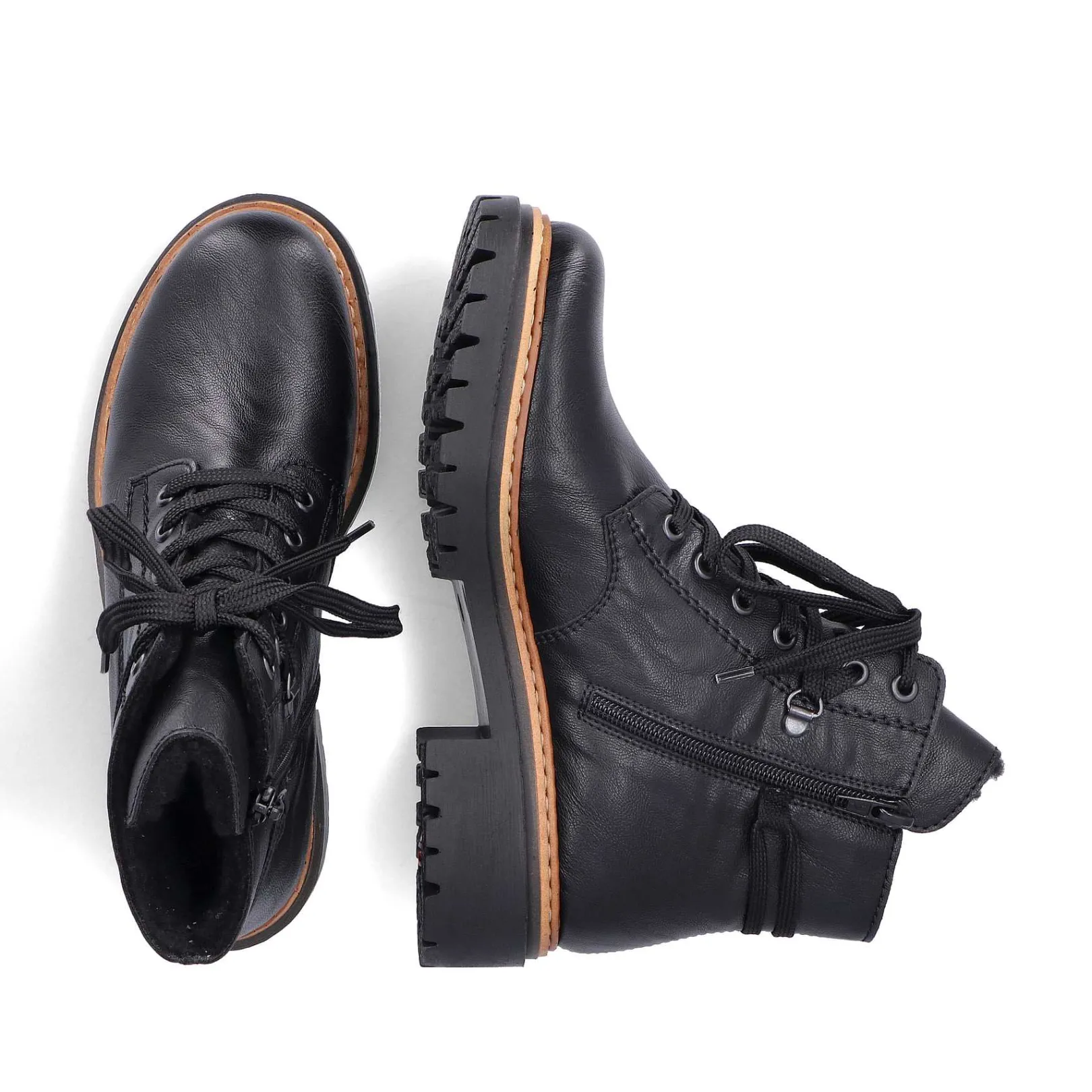 Women'S Biker Boots Night Black Ladies Ankle Boots & Boots