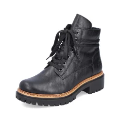Women'S Biker Boots Night Black Ladies Ankle Boots & Boots