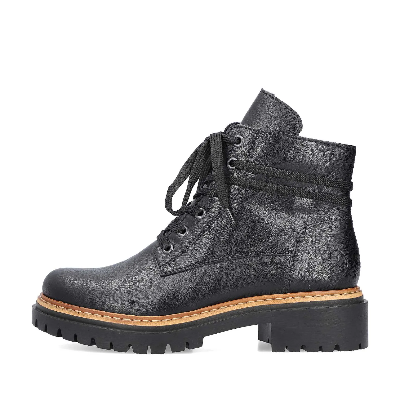 Women'S Biker Boots Night Black Ladies Ankle Boots & Boots