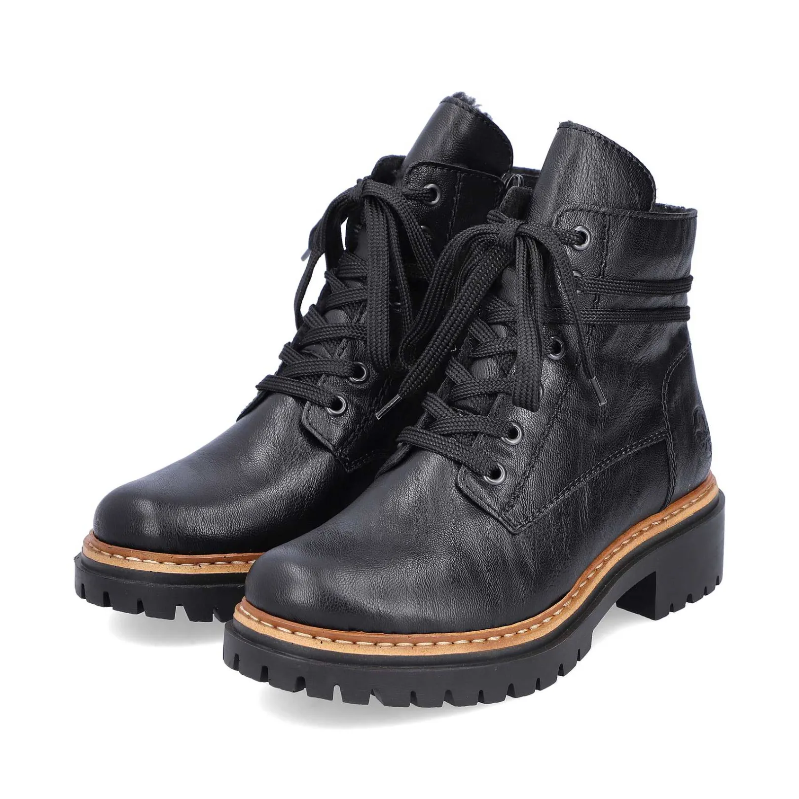 Women'S Biker Boots Night Black Ladies Ankle Boots & Boots