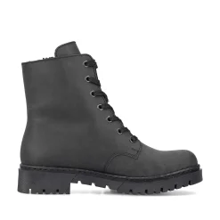 Clearance Women'S Biker Boots Jet Black Ladies Ankle Boots & Boots
