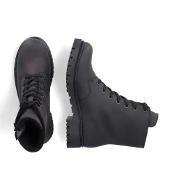 Clearance Women'S Biker Boots Jet Black Ladies Ankle Boots & Boots