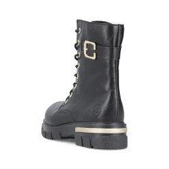 Women'S Biker Boots Night Black Ladies Ankle Boots & Boots