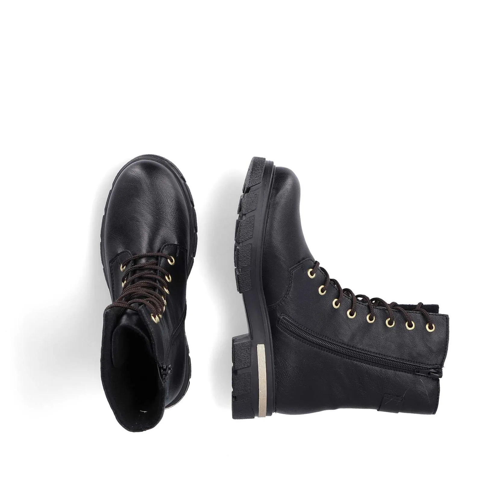 Women'S Biker Boots Night Black Ladies Ankle Boots & Boots
