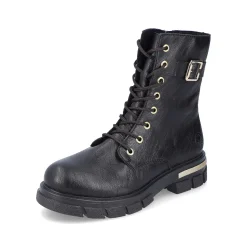 Women'S Biker Boots Night Black Ladies Ankle Boots & Boots
