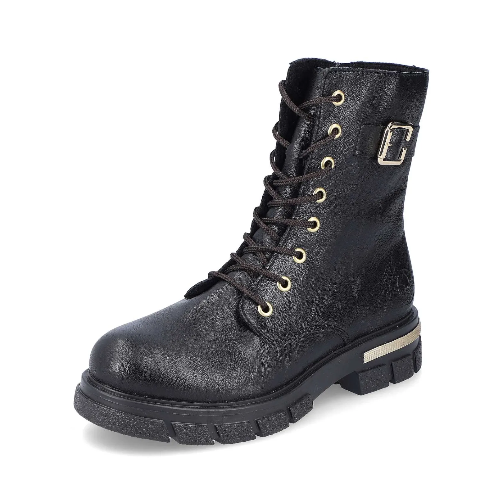 Women'S Biker Boots Night Black Ladies Ankle Boots & Boots