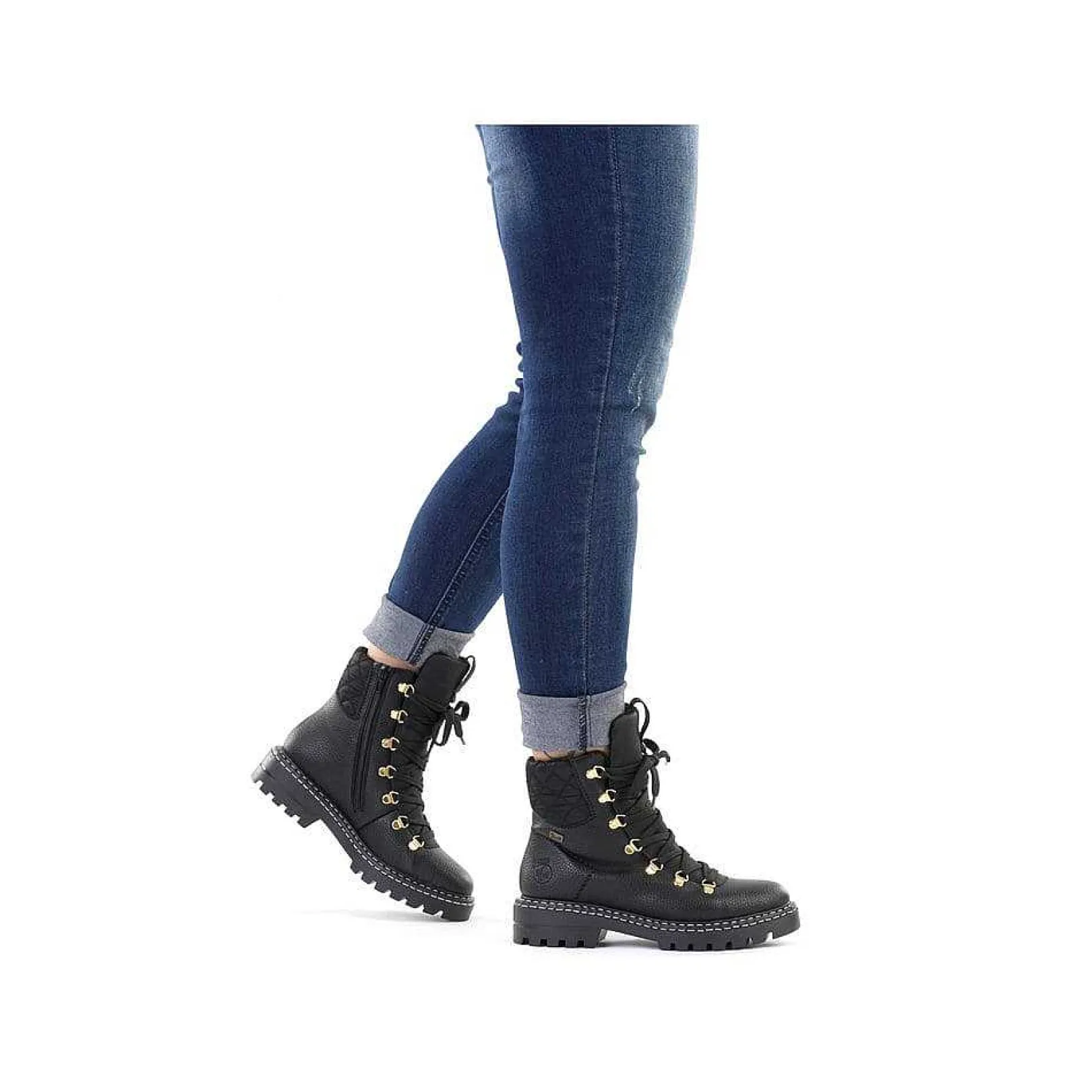 Online Women'S Biker Boots Night Black Ladies Ankle Boots & Boots