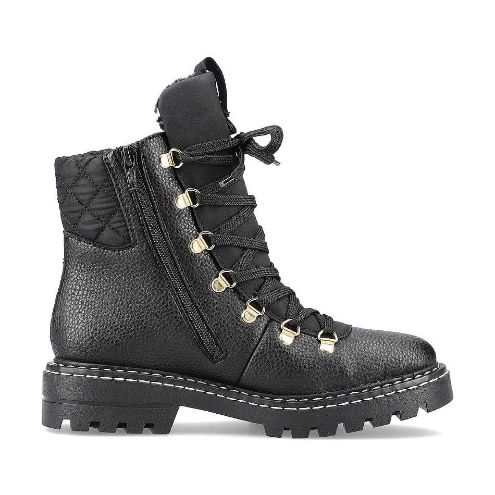 Online Women'S Biker Boots Night Black Ladies Ankle Boots & Boots