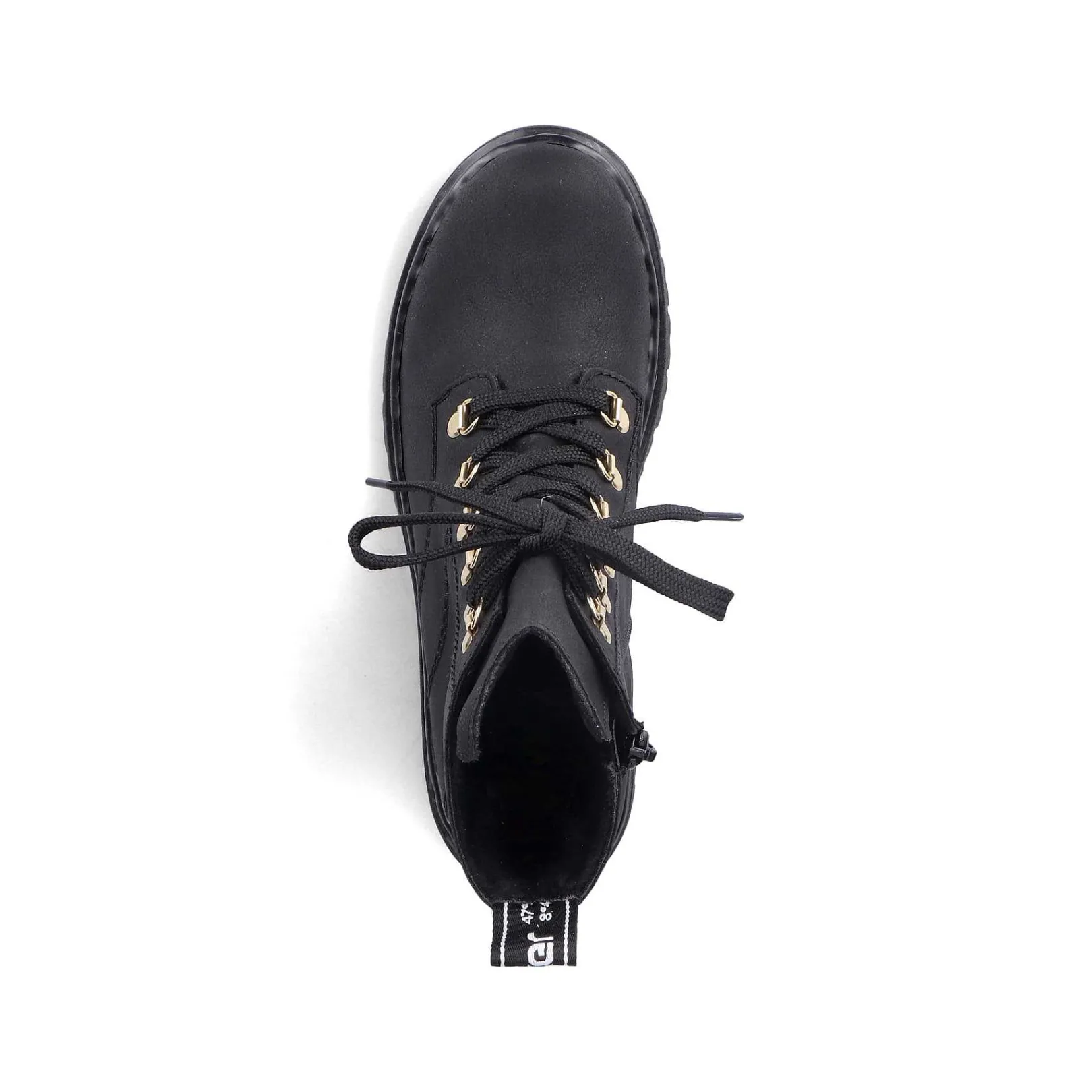 Discount Women'S Biker Boots Jet Black Ladies Ankle Boots & Boots