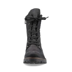 Best Women'S Biker Boots Jet Black Ladies Ankle Boots & Boots
