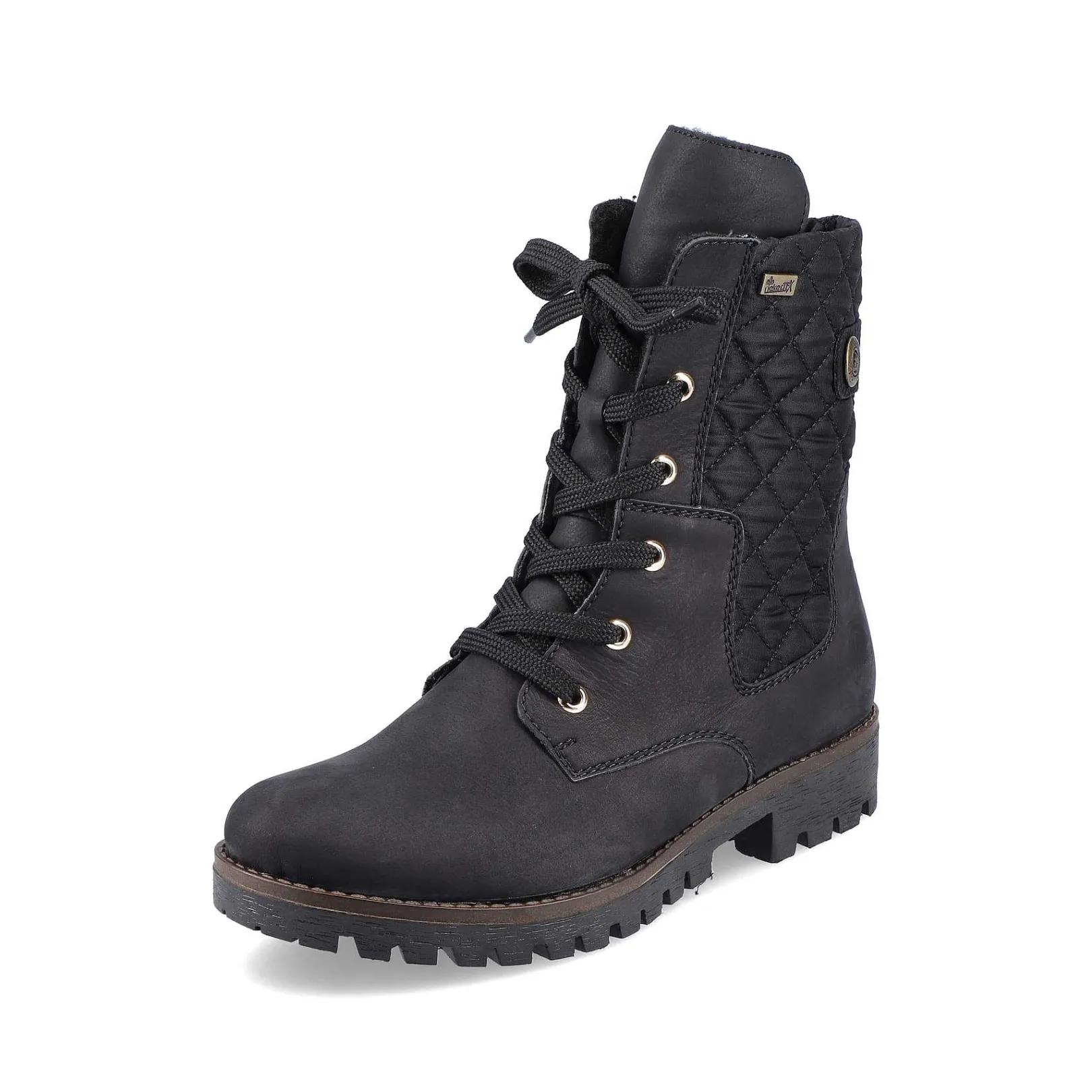 Best Women'S Biker Boots Jet Black Ladies Ankle Boots & Boots