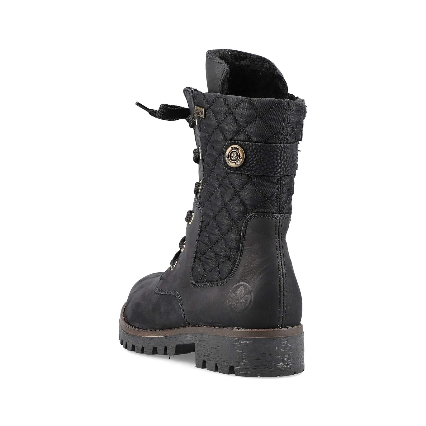 Best Women'S Biker Boots Jet Black Ladies Ankle Boots & Boots