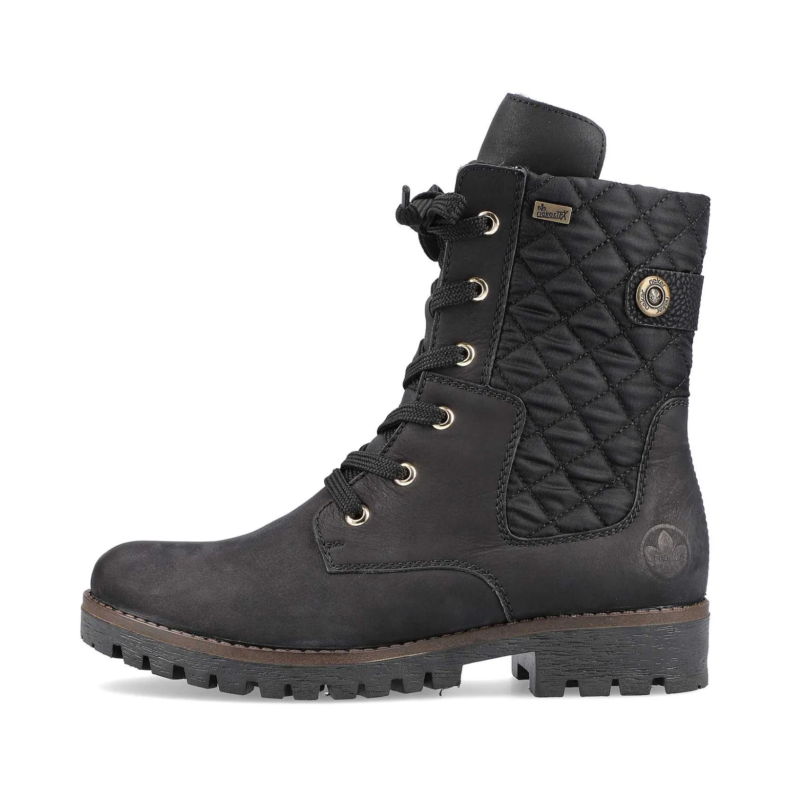 Best Women'S Biker Boots Jet Black Ladies Ankle Boots & Boots