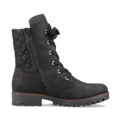 Best Women'S Biker Boots Jet Black Ladies Ankle Boots & Boots