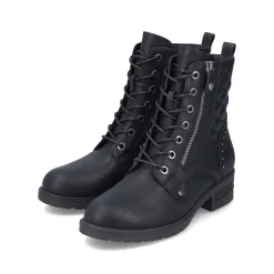 Clearance Women'S Biker Boots Night Black Ladies Ankle Boots & Boots