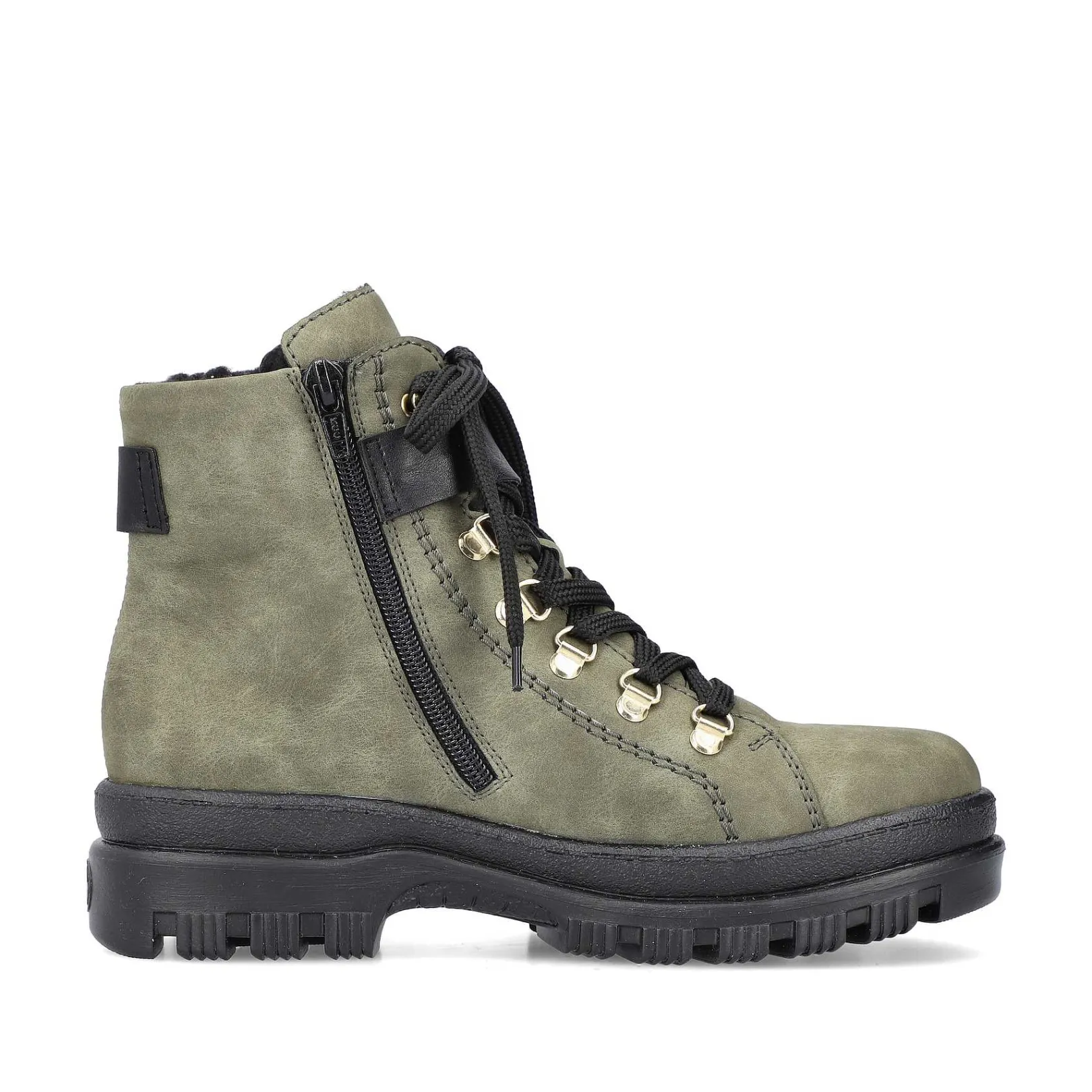 Clearance Women'S Biker Boots Leaf Green Ladies Ankle Boots & Boots