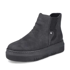 New Women'S Chelsea Boots Jet Black Ladies Ankle Boots & Boots