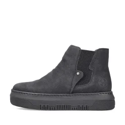 New Women'S Chelsea Boots Jet Black Ladies Ankle Boots & Boots