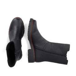 Best Women'S Chelsea Boots Jet Black Ladies Ankle Boots & Boots