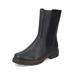 Best Women'S Chelsea Boots Jet Black Ladies Ankle Boots & Boots