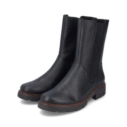 Best Women'S Chelsea Boots Jet Black Ladies Ankle Boots & Boots
