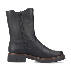 Best Women'S Chelsea Boots Jet Black Ladies Ankle Boots & Boots