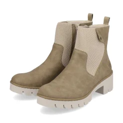 Women'S Chelsea Boots Beige Brown Ladies Ankle Boots & Boots