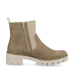 Women'S Chelsea Boots Beige Brown Ladies Ankle Boots & Boots