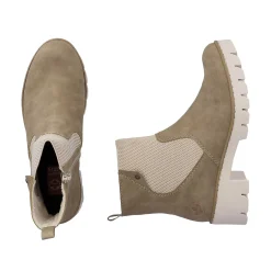 Women'S Chelsea Boots Beige Brown Ladies Ankle Boots & Boots