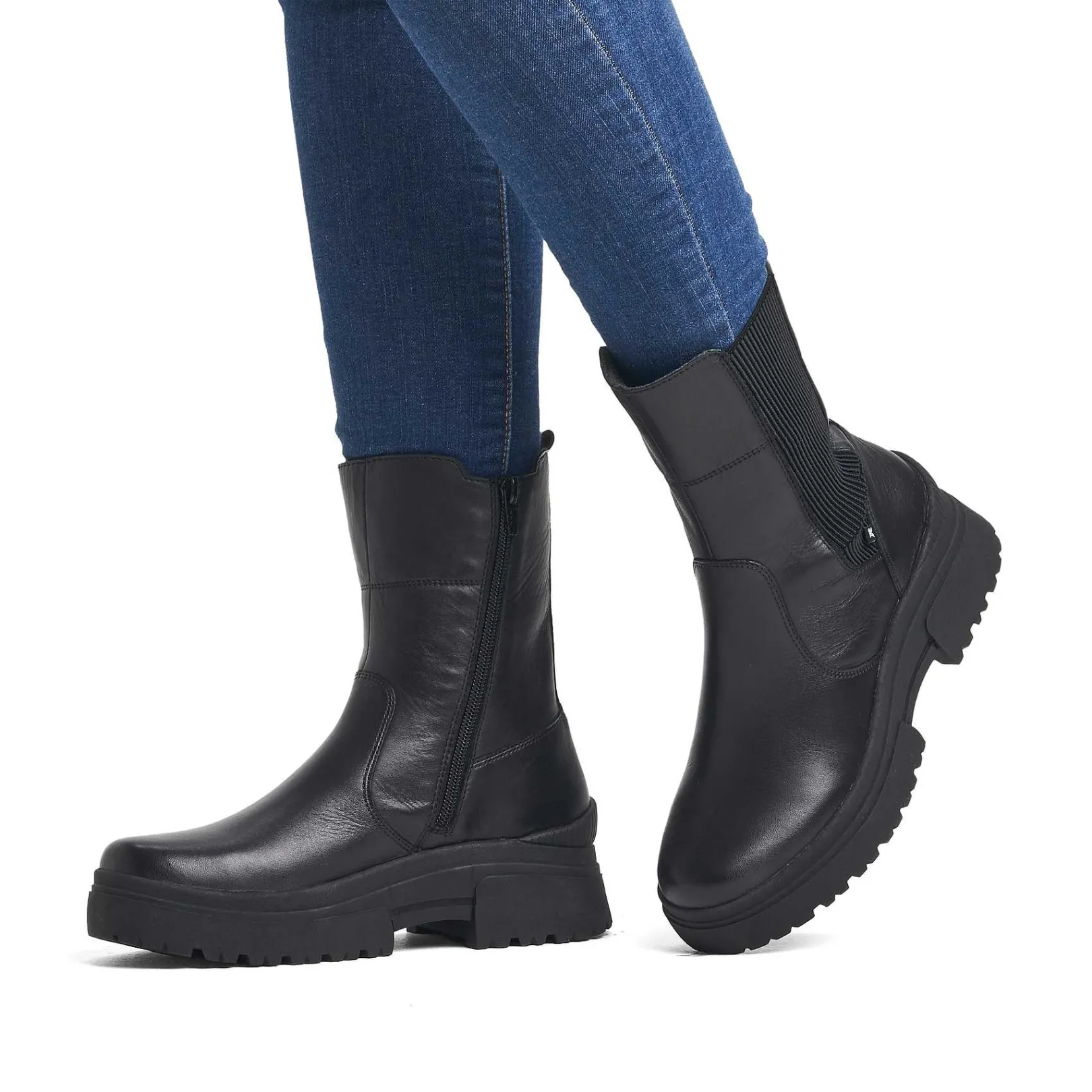 Discount Women'S Chelsea Boots Deep Black Ladies Ankle Boots & Boots