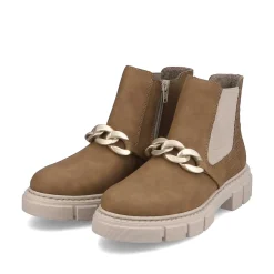 Clearance Women'S Chelsea Boots Camel Brown Ladies Ankle Boots & Boots
