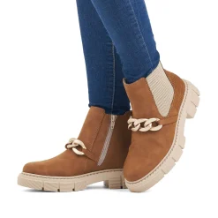 Clearance Women'S Chelsea Boots Camel Brown Ladies Ankle Boots & Boots