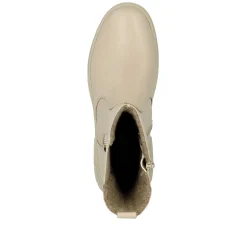 New Women'S Chelsea Boots Cream Beige Ladies Ankle Boots & Boots
